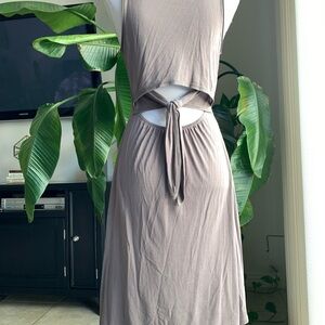 RACHEL Rachel Roy Taupe Maxi Dress